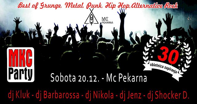 30. obletnica zapiranja MKC kluba!